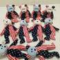 Bundle of 10 TY Beanie Baby Patriot Plush Toys image number 1