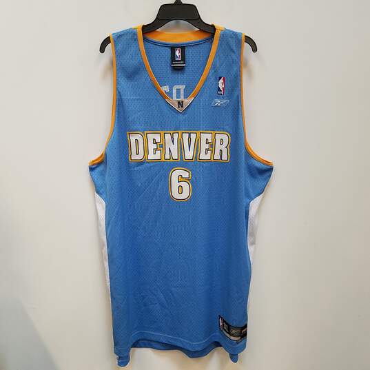 Mens Blue Denver Nuggets Kenyon Martin #6 Basketball-NBA Jersey Size 3XL image number 1