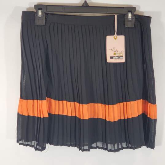 That's It Women Black Pleated Skirt P NWT image number 1