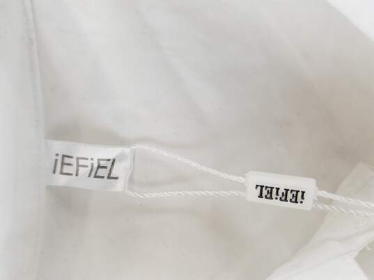 iEFiEL Women White Button Up Shirt XXXL image number 3