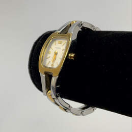 Designer Fossil ES1001 Silver-Tone Stainless Steal Quartz Analog Wristwatch