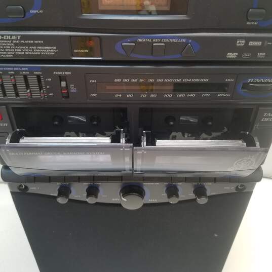 VocoPro DVD-Duet Digital Key Control DVD/CDG Dual Cassette-SOLD AS IS, NO POWER CABLE image number 4