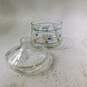 VTG Anchor Hocking Farm Country Geese Glass Lidded Candy Dish & Storage Jars image number 5