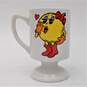 VNTG Ms. Pac-Man Bally Midway Employee Thank You Glass Pedestal Mug Cup image number 6