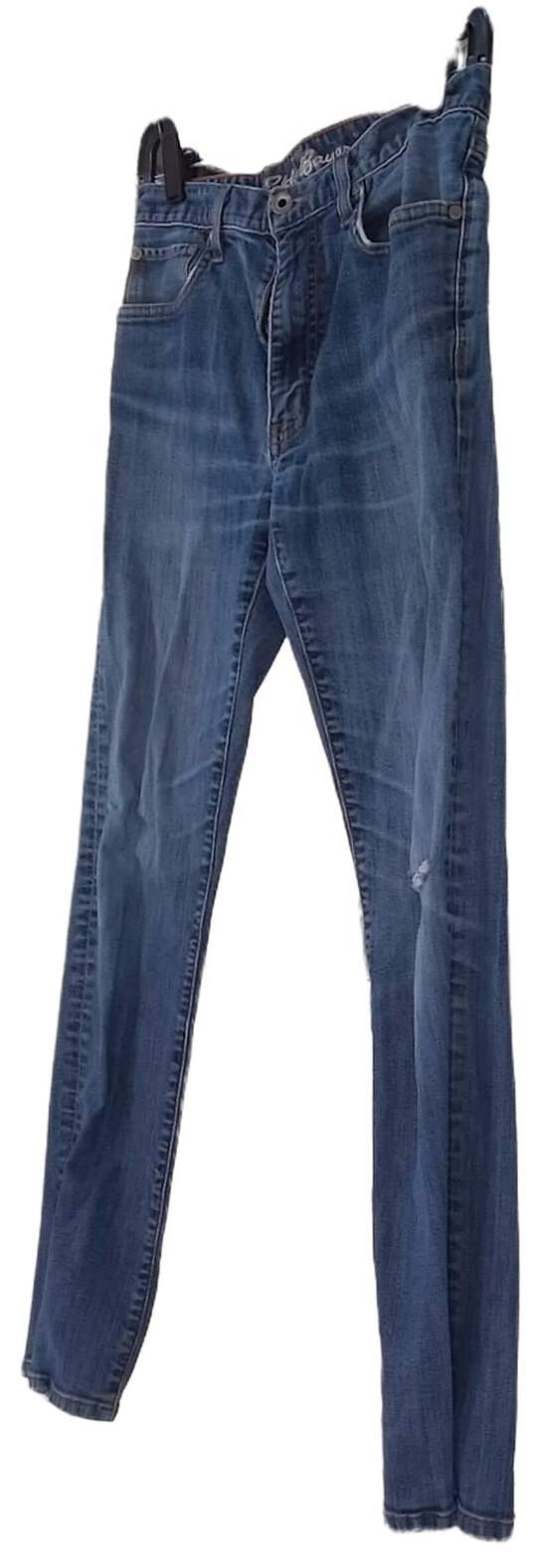 Mens Blue Medium Wash Pockets Denim Straight Leg Jeans Size 30X32 image number 2