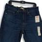 NWT Mens Dark Blue Denim Medium Wash Stretch Straight Leg Jeans Size 34x30 image number 3