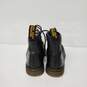 Dr. Martens 1460 Youth 8 Eye Lace Up & Zipper Black Leather Boots Size 10C image number 4
