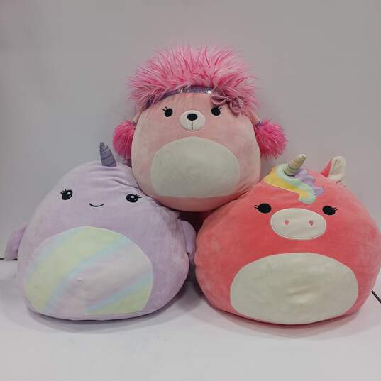 3 Assorted Squishmallows image number 1