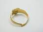 10K Yellow Gold Heart Swirl Band Ring FOR REPAIR 2.7g image number 2