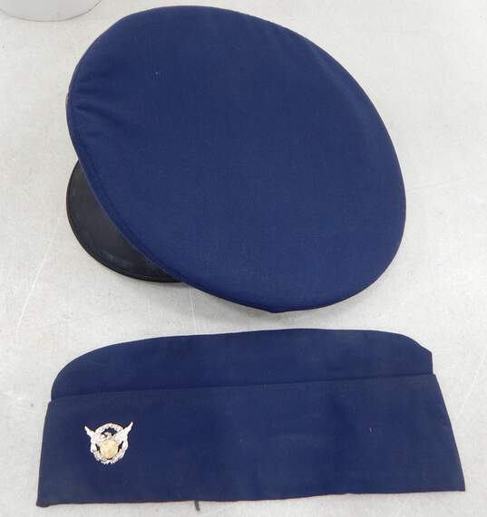 Vintage Bancroft USAF US Air Force Cap and Hat Blue Tropical 1578 image number 6