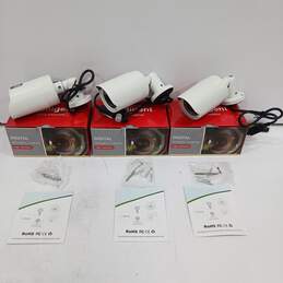 Bundle of 3 Intelligent CCTV Digital High Definition Security Camera w/Boxes