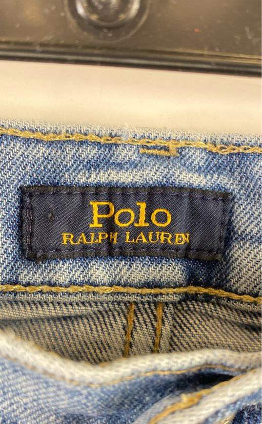 Polo Ralph Lauren Women Blue Skinny Jeans Sz 32 image number 3