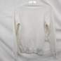 Comme des Garcons Play Embroidered Heart  White Pullover Sweater Women's Size Small image number 2