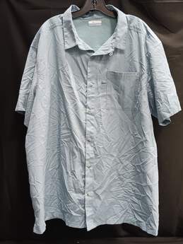 Men's Columbia Short-Sleeve Button-Up Work Shirt Sz XXL