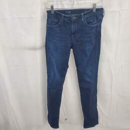 Adriano Goldschmied Women's The Harper Essential Straight Blue Jeans Size 25R