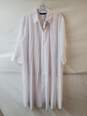Zara White Button Down Shirt Dress Size M image number 1