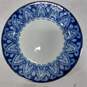 8pc Bombay Blue Arabesque Tile Pattern Teapots & Salad Plates image number 4