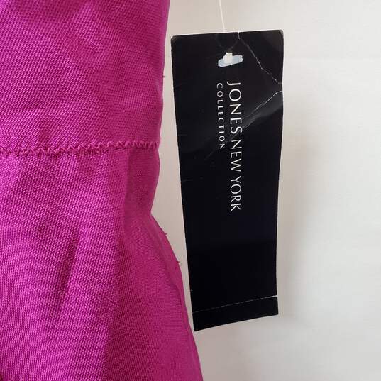 Jones New York Pink Sleeveless Midi Dress Women's 14 NWT image number 6