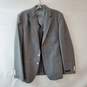 Size 36R Light Gray Double Button Front Suit Jacket image number 3