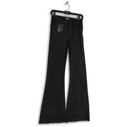NWT Paige Womens Black Transcend 5-Pocket Design Bootcut Jeans Size 25
