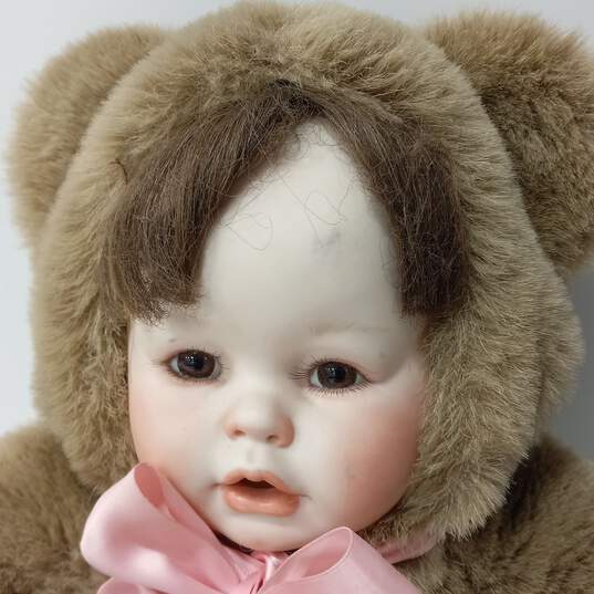 Ashley Belle Teddy Bear w/Porcelain Face image number 3