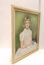 Estes - Portrait of a Young Girl - Original Acrylic on Canvas - Signed 1958 image number 2