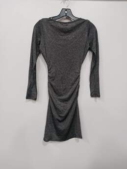 Women’s Michael Kors Sparkle Ruched Long Sleeve Mini Dress Sz XXS alternative image