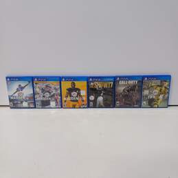 6pc. Set of PlayStation 4 Video Games