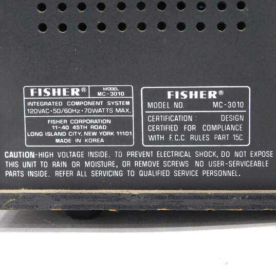 VNTG Fisher Model MC-3010 Integrated Component System (Parts and Repair) image number 6