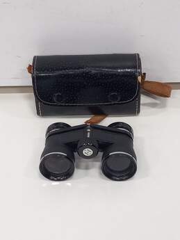 Sears Black 2.5x27mm Coated Optics Binoculars Model 6222 In Case