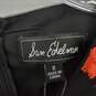 Sam Edelman Black Floral Embroidered Open Mid Flutter Sleeve Dress WM Size 8 NWT image number 3