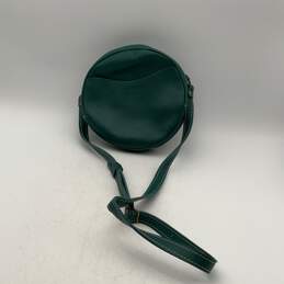 Portland Leather Womens Green Leather Adjustable Strap Crossbody Bag Purse