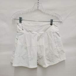 Lululemon Athletica WM's Mid-Rise Snow White Tennis Skirt Size 4 Tall alternative image