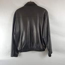 Reilly Olmes Men's Black Leather Jacket SZ M alternative image