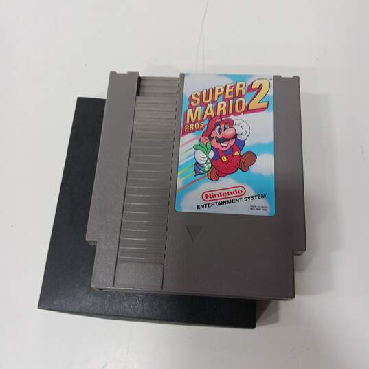 Vintage Super Mario Bros 2 NES Video Game Cartridge image number 1