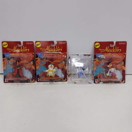 Bundle of Assorted Disney Aladdin Character Toy Figures In Original Packaging image number 8