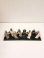 Handcrafted and Painted Miniature Asian Mudmen Figurines image number 2