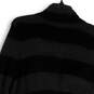 Womens Gray Black Striped Long Sleeve Open Front Cardigan Sweater Size S image number 4