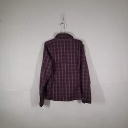 Womens Plaid Regular Fit Long Sleeve Collared Button-Up Shirt Size XS alternative image