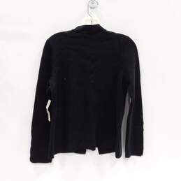 Chico's Women's Black Military Style Knit Sweater Size S NWT alternative image