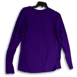 Womens Purple Dri-Fit UW Whitewater Pullover Basketball NCAA T-Shirt Size L alternative image