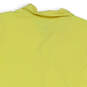 Mens Yellow Classic Fit Short Sleeve Collared Casual Golf Polo Shirt Size L image number 4