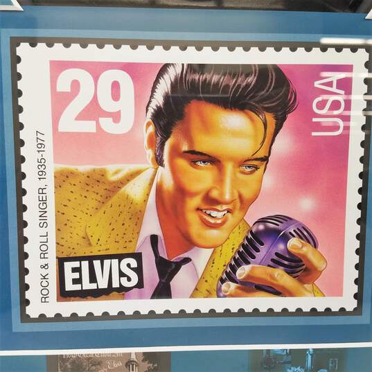 Framed & Matted Elvis Presley Collectible image number 3