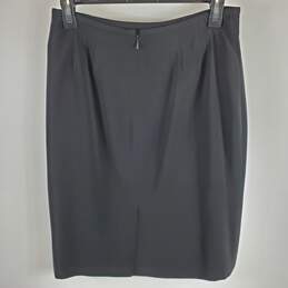 Kasper Women Black Midi Pencil Skirt Sz 6P