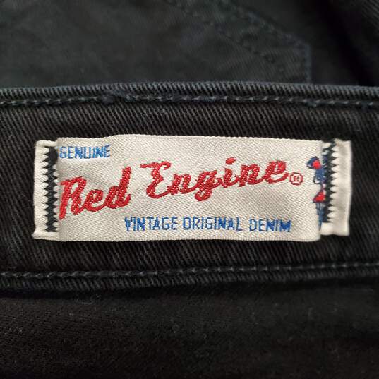 Red Engine Women Black Skinny Jeans Sz 28 image number 1