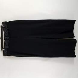 Alfani Women Deep Black Cobalt Breeze Culotte Casual Pants M 8 NWT