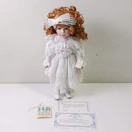 Vintage The Wimbledon Collection Porcelain Doll IOB alternative image