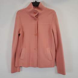 Talbots Women Pink Wool Jacket M NWT
