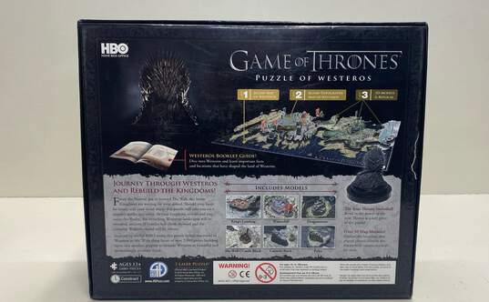 Game Of Thrones Puzzle Of Westeros Jigsaw Puzzle 1400+ Pieces 4d Cityscape IOB image number 6