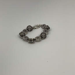 Designer Brighton Venus Rising Gray Crystal Stone Chain Bracelet w/ Dustbag